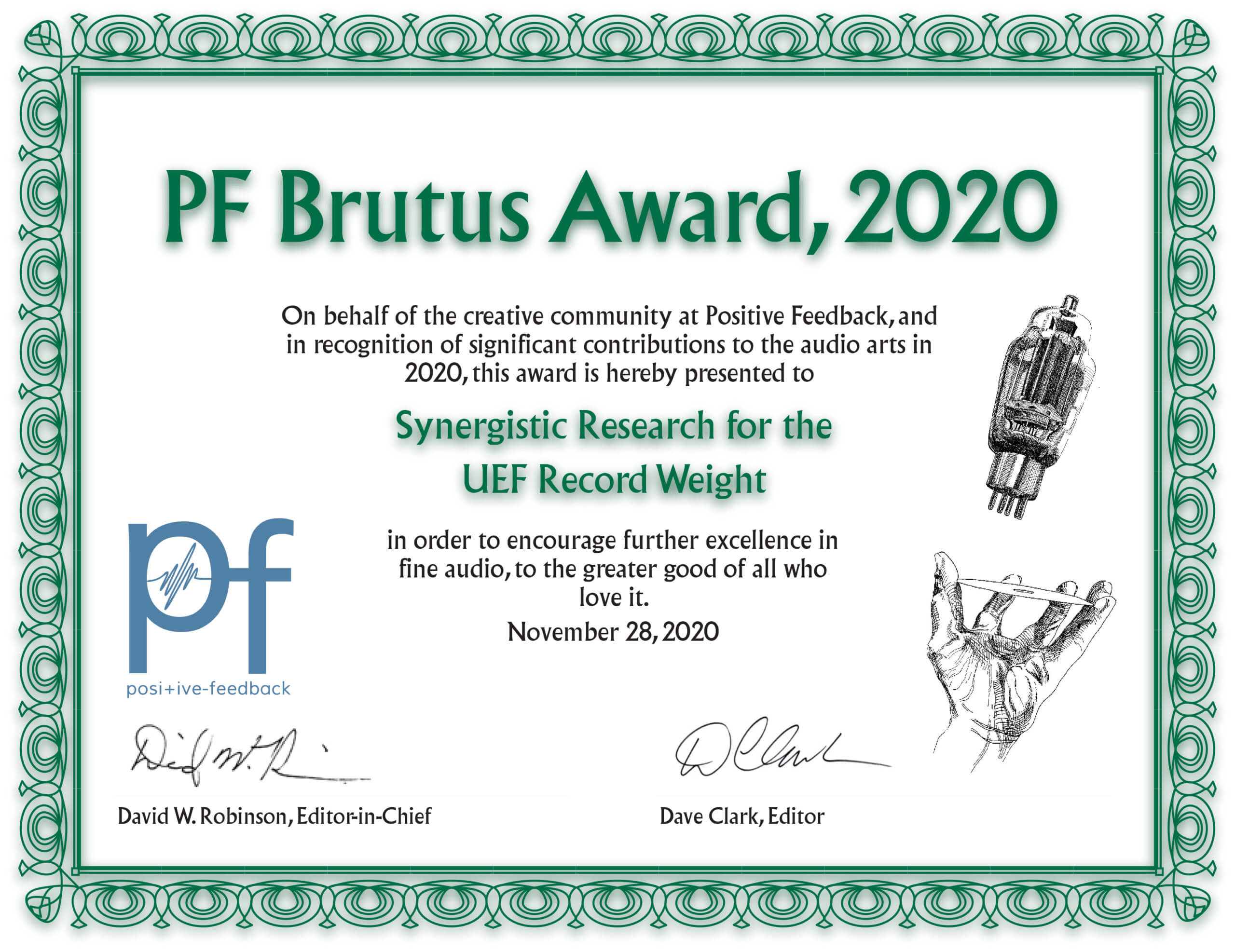 Synergistic_Research_UEF_Record_Weight